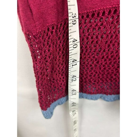 Alannah Hill Women's Size 14 Sleeveless V-Neck Knit Midi Dress Rayon Blend - Picture 6 of 13